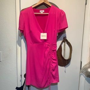 Bailey ruched tie dress